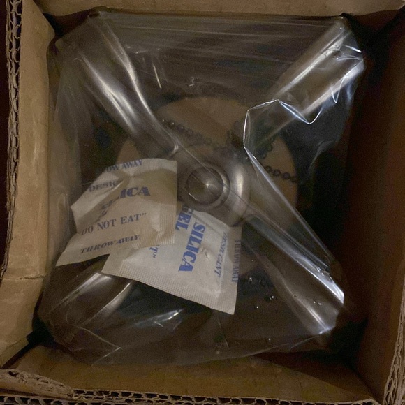 Small Chandelier. New in Box. Nickel Finish. - Picture 4 of 6